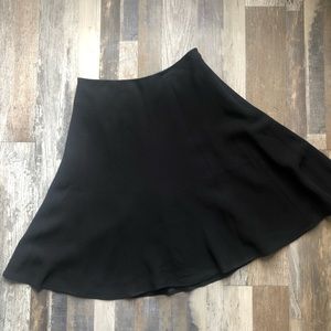 Dressy black classic skirt